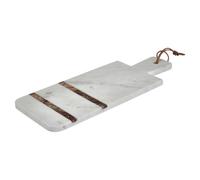 Premier Housewares White / Brown Forest Marble Paddle Board