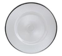 Premier Housewares White Glass Dinner Plate