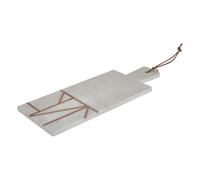 Premier Housewares White Marble / Copper Inlay Paddle Board