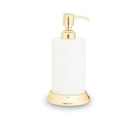 Maison By Premier Mako White Marble Lotion Dispenser, White
