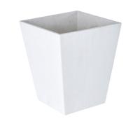 Premier Housewares White Polyresin Square Edged Vase