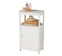 Premier Housewares White Wood Floor Cabinet