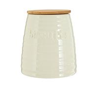 Premier Housewares Winnie Biscuit Canister, Cream