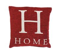 Premier Housewares Words 'Home' Red Cushion