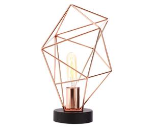 Premier Housewares Wyra Copper Finish Table Lamp