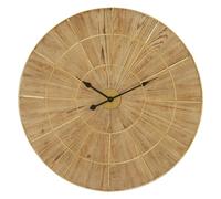 Premier Housewares Yaxi Wall Clock with Natural Face