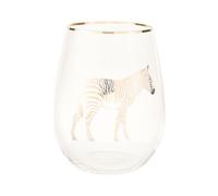 Premier Housewares Zebra Stemless Wine Glass