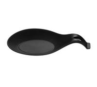 Premier Housewares Zing Silicone Spoon Rest - Black,H3 x W24 x D12cm