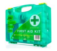 Premier HSE Approved First Aid Kit, Wall-Mounted Hard Case, Complete Accident Safety Set for 1-10 People, Ideal for Home, Office, Workplace, and Emergency Use