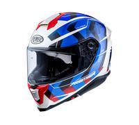 Premier Hyper HP 12 White Blue Red Full Face Motorcycle Crash Helmet