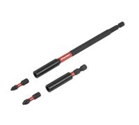 Premier Impact Grade Power Tool Bit Holder Set 4Pc