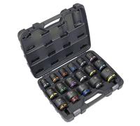 Sealey Premier 17 Piece 3/4" Drive Hexagon Impact Socket Set 3/4"