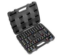 Sealey Impact Socket Set AK5633M, 36 Piece 3/8" Drive, Colour-Coded