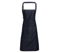 Premier Jeans Stitch Bib Apron in Indigo Premier Indigo