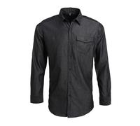 Premier Jeans stitch denim shirt - Contrast stitching, Left breast pocket