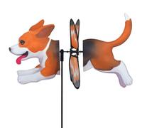 Premier Kites Petite Spinner Beagle - Whimsical Wind Spinner for Yard & Garden, Durable Weather-Resistant Fabric, Easy to Assemble, Outdoor Decor for Patios, Lawns, and More