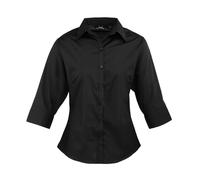 Premier Ladies 3/4 Sleeve Poplin Blouse PR305