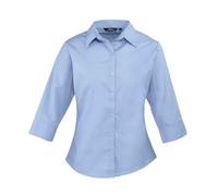 Premier Ladies 3/4 Sleeve Poplin Blouse PR305