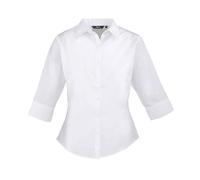 Premier Ladies 3/4 Sleeve Poplin Blouse PR305