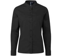 Premier Ladies Banded Collar Grandad Shirt PR358
