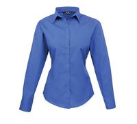 Premier Ladies Long Sleeve Poplin Blouse PR300