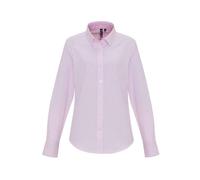 Premier Ladies Long Sleeve Striped Oxford Shirt PR338