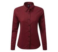Premier Ladies Maxton Check Long Sleeve Shirt PR352