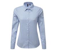Premier Ladies Maxton Check Long Sleeve Shirt PR352
