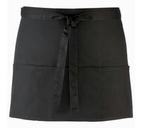 Premier Ladies/Womens Colours 3 Pocket Apron / Workwear - Black - One Size - Black