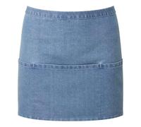 Premier Ladies/Womens Colours 3 Pocket Apron / Workwear - Blue Denim - One Size - Blue Denim