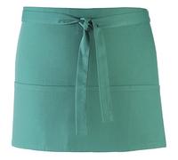 Premier Ladies/Womens Colours 3 Pocket Apron/Workwear (One Size) (Emerald)