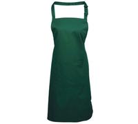 (One Size, Bottle) Premier Ladies/Womens Colours Bip Apron With Pocket / Workwear