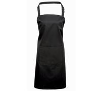 Premier ladies apron with pocket, colourful - Black - One size
