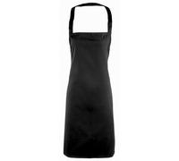 Premier Ladies/Womens Essential Bib Apron / Catering Workwear (Pack of 2)