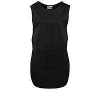 Premier Ladies/Womens Long Length Pocket Tabard/Workwear (M) (Black)