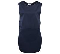 Premier Ladies/Womens Long Length Pocket Tabard / Workwear (XL) (Navy)