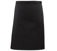 Premier Ladies/Womens Mid-Length Apron (One Size) (Black)