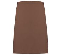 Premier Ladies/Womens Mid-Length Apron (One Size) (Mocha)