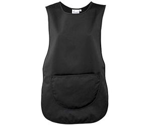 Premier Ladies/Womens Pocket Tabard/Workwear (3XL) (Black)