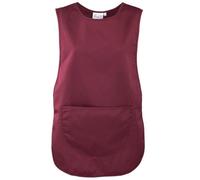 Premier Women's Pocket Tabard Workwear Pack of 2 in Burgundy | Size: Large Premier Burgundy L