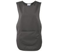 Premierstar Ladies Pocket Tabard Workwear - Size S, Dark Grey
