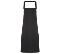 Premier Ladies/Womens Slim Apron (no Pocket) / Workwear (One Size) (Black)