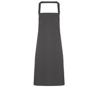 Premier Ladies/Womens Slim Apron (no Pocket) / Workwear (One Size) (Dark Grey)