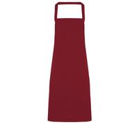 Premier Ladies/womens Slim Apron (No Pocket) / Workwear (Pack Of 2)