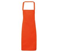 Premier Ladies/womens Slim Apron (No Pocket) / Workwear (Pack Of 2)