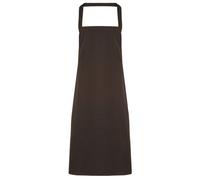 Premier Ladies/womens Slim Apron (No Pocket) / Workwear (Pack Of 2)