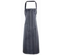 Premier Ladies/womens Stripe Apron / Workwear (Butchers Style) (Pack Of 2)