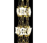 Premier large pull out foil garland Gold & Ivory