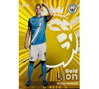 Premier League 2026 Erling Haaland Gold Lion Trading Card