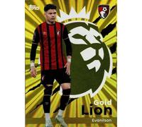 Premier League 2026 Evanilson Gold Lion Trading Card